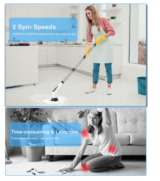 Scrub Jet Spin Scrubber